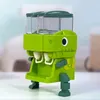 Kitchens Play Food Children Dinosaur Dual Water Dispenser Toy with Cute Pink Blue Cold Warm Juice Drinking Fountain Simulation Kitchen Toys 230928