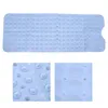 Tapetes de banho Acessório de banheiro Ventosa de segurança Massagem Pad Mat TPR Material Banheira Azul para casas Els Ginásios Hospitais