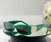 0096 Rechteckige Sonnenbrille mit Steinen, schwarzen, silbernen, dunkelgrauen Gläsern, Damen-Designer-Sonnenbrillen, UV400-Brillen mit Box