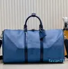 Totedesigner överdimensionerade resemen Totes Women Duffel Duffle Bag Water Droplet Blue Handbag Luxury Bag Padlock Key Pouch