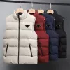 Heren Vest Donsjack Herenjas Parka 2023 Winterkwaliteit Warme jas Bovenkleding Mouwloos Stylist Winter Maat 2XL 3XL 4XL