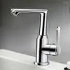 Rubinetti per lavandino del bagno Rubinetto per lavabo in acciaio inossidabile cromato e rubinetto per acqua fredda Rubinetti per miscelatori da cucina per montaggio su piattaforma Miglioramento della casa