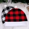 Chair Covers Christmas Decorations Red And Black Check Car Cover Thickened Seat Back Headrest Cushion