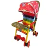 Дети летом на открытом воздухе едят складной стул, тележка с затененной тканью, многофункциональная имитация ротанга, детская удобная коляска, крутая 265i