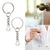 Keychains Jump Ring Connector Mix 2 Style Fashion Split Double Loops Open For Key Chains Charming Jewelry Making Bracelet Necklace