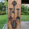 Naklejki ścienne European Cast Iron Crafts Retro Key Thermometr Home Wall Decoration Decor Decor 230928