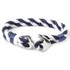 Women Men's Fashion Nautical Rope Bangle Bracelets Wristband Friendship Favor Gift for Him Her174w