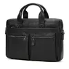 Briefcases Sbirds Fashion Black Leather Briefcase For Men Male Genuine Men's Laptop Bag Handbags Work Totes Korean Style