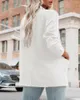 Abiti da donna Giacche blazer casual Giacca da lavoro abbottonata Giacca a maniche lunghe Cardigan aperto sul davanti Cappotto con risvolto con tasche