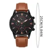 Montres-bracelets Montre numérique pour hommes Ceinture graduée Quartz Minimaliste