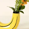 Vazen Eenvoudige Bananenvaas Bloemstuk Creatief Huis Woonkamer Restaurant Decoratie Ornament Hars Ambachten