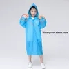 Raincoats EVA Crianças Raincoat Engrossado À Prova D 'Água Casaco De Chuva Crianças Transparente Tour Rainwear Terno