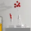 الأشياء الزخرفية التماثيل بانكسي البالون فتاة تمثال القنبلة الشفاء النحت الطيران إنجلترا الفنية الزخرفة هدية عيد الميلاد 230928