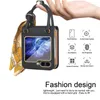 Borsa di lusso Custodia per telefono Vogue in seta per Samsung Galaxy Z Pieghevole Flip3 Flip4 Flip5 5G Moda Donna Protezione completa Membrana morbida In pelle Fold Shell Antiurto