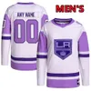 Maillots de hockey personnalisés Kings de Los Angeles pour hommes 99 Wayne Gretzky 8 Drew Doughty 11 Anze Kopitar 22 Kevin Fiala 44 Mikey Anderson 33 Viktor Arvidsson 55 Quinton Byfield