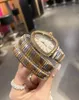 Relógios de pulso 2023 marca original senhoras relógios para mulheres pulseira superior quartzo relógio de ouro luxo relógios automático data gota