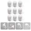 Bouteilles de stockage 27 pcs Flip Cap Bouteille Crochet Porte-clés Distributeur Savon de voyage Articles de toilette Multi-usage Maquillage