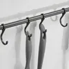 Ganci Binario da cucina Gancio portaoggetti mobile Montaggio a parete Asta per rack senza punzonatura Soffitto resistente
