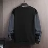 Erkek Hoodies Sports Sweater 2023 İlkbahar ve Sonbahar Yuvarlak Boyun Çift Gevşek Rahat Rahat Renk İnce Üst Moda Trend Gençlik