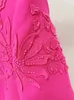 926 2023 Milan Style Runway Kleid Herbst Rundhalsausschnitt Kurzarm Mittelkalb Rosa Marke Gleicher Stil Empire Damenkleid Mode AS