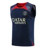 23 24Paris Soccer Jerseys Training Shirt Mbappe 7 Hakimi Sergio Ramos 2023 2024 Men Football Shirts Vuxen Kort ärm Sportkläder