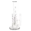 Gerade Rohr Wasserpfeifen Eisfänger Öl Dab Rig Stereo Matrix Perc Glas Wasserpfeifen 5 mm dicke Glasbongs 13 Zoll