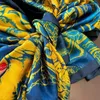 スカーフ180 90cm卸売フローラルプリントヒジャーブサテンシルクスカーフイスラム教徒夏エレガントなショールレディースカジュアルラップヘッドスカーフマフラー