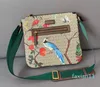 Messenger Bag Man Designer Crossbody torebki na ramię kwadrat Mały torebka wysokiej jakości płótno oryginalne skórzane złote sprzęt czerwony zielony splot worki do ręki