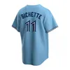 Vladimir Guerrero Jr. Bo Bichette Blue Jay Baseball Jersey World Series Kevin Kiermaier Matt Chapman George Springer Biggio Alek Manoah Roberto Alomar Size S-5xl