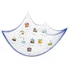 Wall Stickers Mediterranean Sea Style Arts And Crafts Big Hemp Rope Fishing Net Shell Originality Pendant Hangings Home DIY Decor 230928