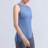Chemises actives printemps été coupe ample sport débardeur femmes respirant séchage rapide Yoga costume sans manches course Fitness couverture JY1295
