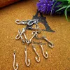 300st 20 5mm DIY Silver Plated Alloy Metal Fish Hook Connector Charms för DIY Armband Charms229Z