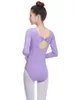 Sahne Giyim Toptanprofessional Uzun Kollu Backless Ballet Leotard Yetişkin Kızlar Kadın Kadın Bayanlar Pamuk Jimnastik Körfezi İnce