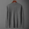 Pulls de concepteur Hommes Femmes Pull Pull Automne Hiver Casual Homme Mâle Manches Longues Crewneck Slim Fit Tricoté Jumper Tops Gris Noir