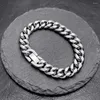 Chains 1 Piece Size 10mm Men's Necklace Stainless Steel Cuban Link Chain Bracelet Color Male Jewelry Women Gift