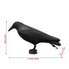 Decorative Objects Figurines Simulation Black Raven Bird Crow Natural Prop Scary Pest Repellent Control Decoration Party Supplies 230928