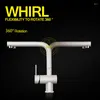 Kitchen Faucets Brass And Cold Water Filter Taps Quartzite Granite Sink Three-In-One Faucet