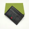 Moda kadın erkek tasarımcı banka kartı sahibi lüks kredi kartı sahibi mini kart cüzdan kart sahibi kutu