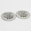 Nieuwkomers 10 stks-- 25mm Hoge kwaliteit spiegel legering I LOVE YOU TO THE BERGEN EN TERUG Charm Hanger voor Sieraden DIY making301v