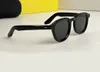 Vintage Sunglasses Crystal Dark Grey Lens Mens Designer Sunglasses Shades UV400 Eyewear with Box