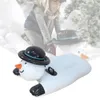 Snowboards Skis Snow Snowman Inflatable Thicken Reusable Tube Lovely Sled Sport Circle Wear-resistant Cold-resistant Handle Outdoor 230928