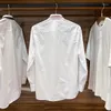 Camisas casuales para hombres Camisa de lujo Manga larga Tendencias coreanas Vestido de negocios con cuello abotonado S Slim Fit Diseñador