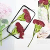 Decorative Flowers 30pcs Dried Side Pressed Red Canation Flower Stalk Plant Herbarium For Jewelry Phone Case Po Frame Bookmark Scrapbook DIY
