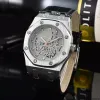 Zegarek na rękę 2023 nowe męskie zegarki Trzy szwy kwarcowe zegarek Top luksusowy marka gumowa i skórzana akcesoria