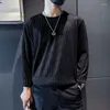Erkek Hoodies Moda O yakalı Renk All Maç Sweatshirts Giyim 2023 Sonbahar Kış Kırış Kazak Gevşek Korece