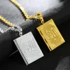Necklace Brand Large DIY Po Box Necklaces For Women Girl Pendant Muslim Islamic Jewelry Gift225A