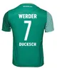 23 24 WERDER BREMEN SPECIRAL SOCCER CONFEYS MARVIN DUCKSCH LEONARDO BITTENCOURT Black Green 2023 2024 Friedl Pieper Men Football Shirts