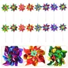 Objetos decorativos estatuetas 100 pcs pequeno moinho de vento brinquedo ao ar livre playsets festa pinwheels portátil vento plástico crianças criança 230928