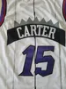 Anpassad stor storlek 4xl 3xl Men Kids Basketball Jersey 33 Larry Bird 15 Vince Carter Shaq Oneal Allen Iverson Dennis Rodmam Johnson Yellow Purple Red #3 15 33 23 24 34 91 73