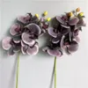 Hoofden Real Touch Orchidee Latex Kunstbloemen Voor Thuis Room Decor Woondecoratie Flores Artificiales Decoratieve Wreaths2580